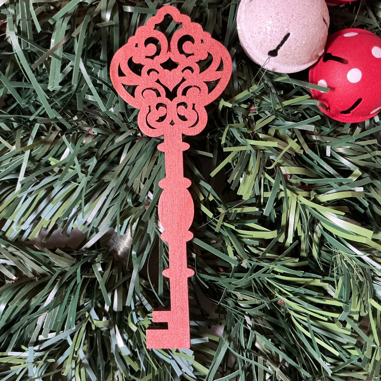 'Longbourn’ Key Ornament Copper Christmas Decoration
