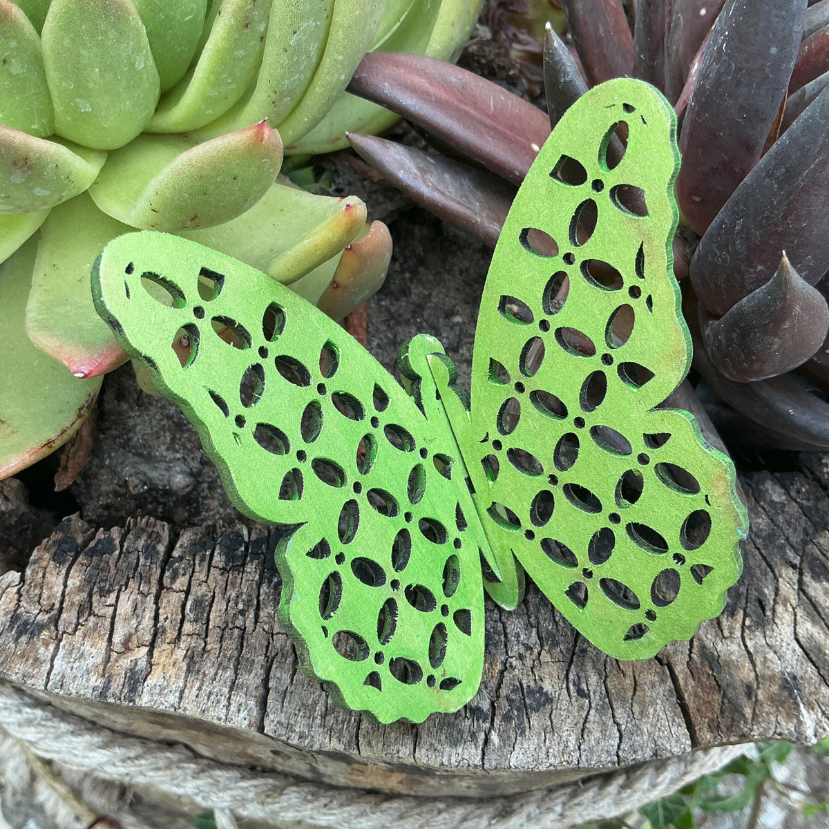 X Small Metallic Butterfly