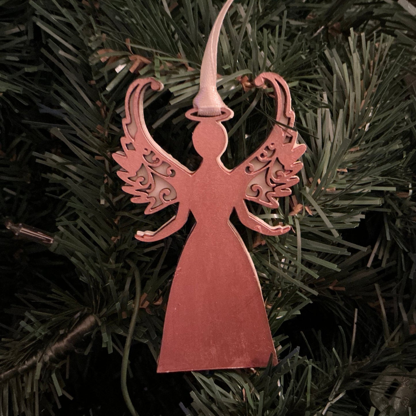 Angel Tree Ornament - Copper