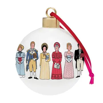 Jane Austen China Bauble
