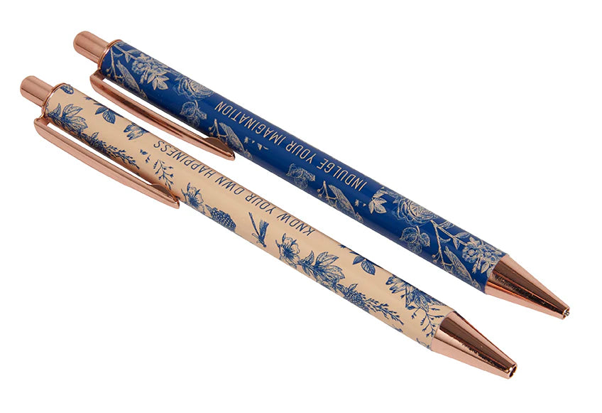 Jane Austen Floral Pen & Pencil Set