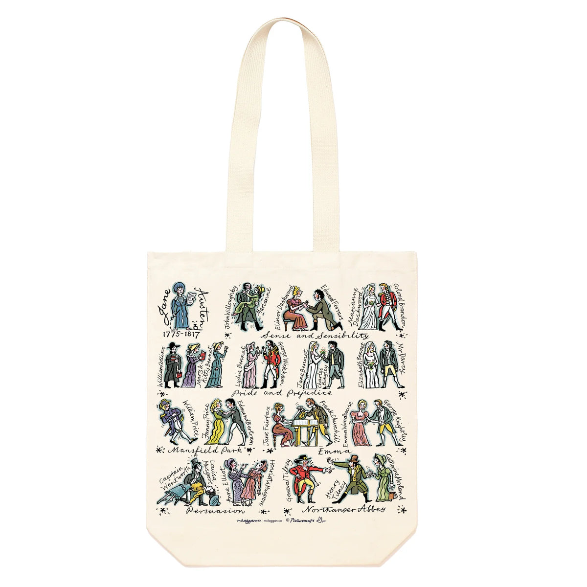 Jane Austen Tote Bag