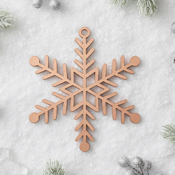 "Visby" Snowflake Ornament Christmas Decoration Gold