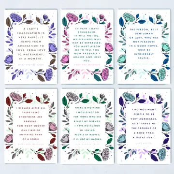 BK 113 - Jane Austen Quotes Postcard Set