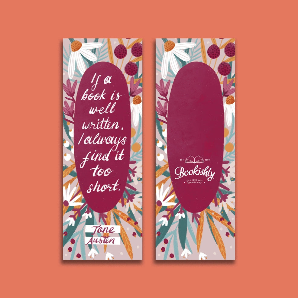 BK 121 - Sense and Sensibility "If a Book is Well Written" Bookmark