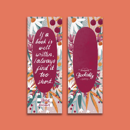 BK 121 - Sense and Sensibility "If a Book is Well Written" Bookmark