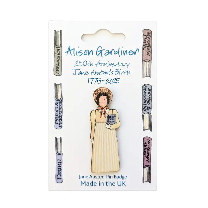 AG 114 - Jane Austen Pin Badge