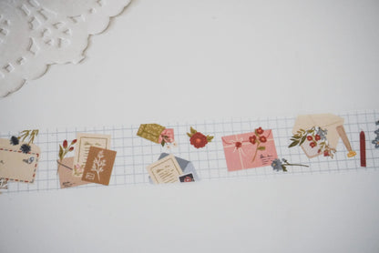 NW 105 -  Floral Letters Washi Tape