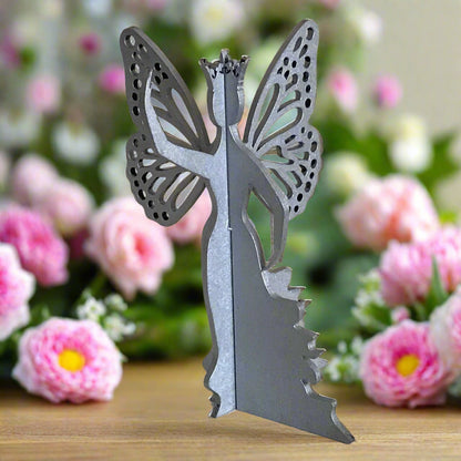 3D Metallic Fairy Princess shelf decor