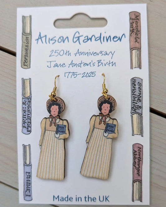 Jane Austen Earrings