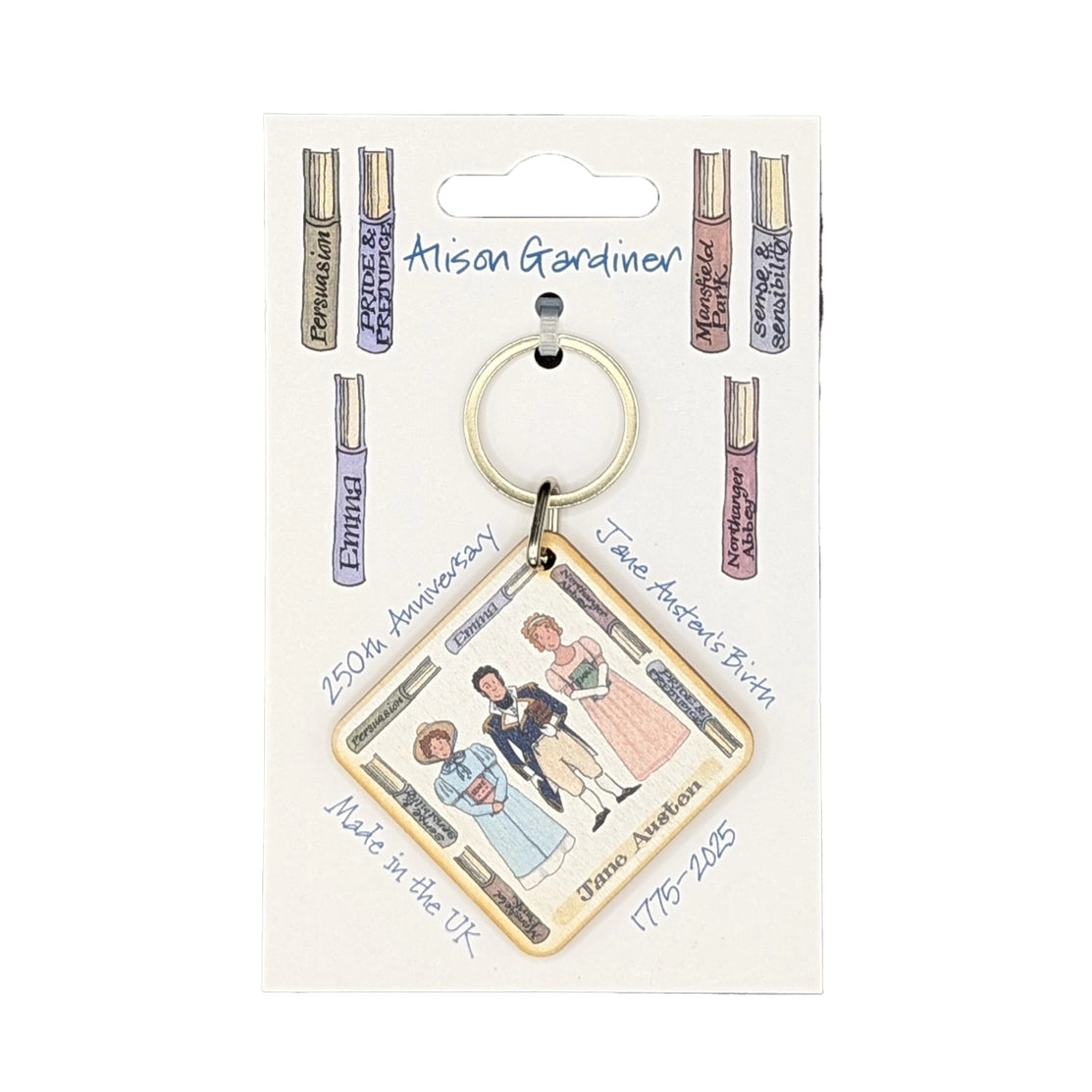 AG 112 Jane Austen Keyring