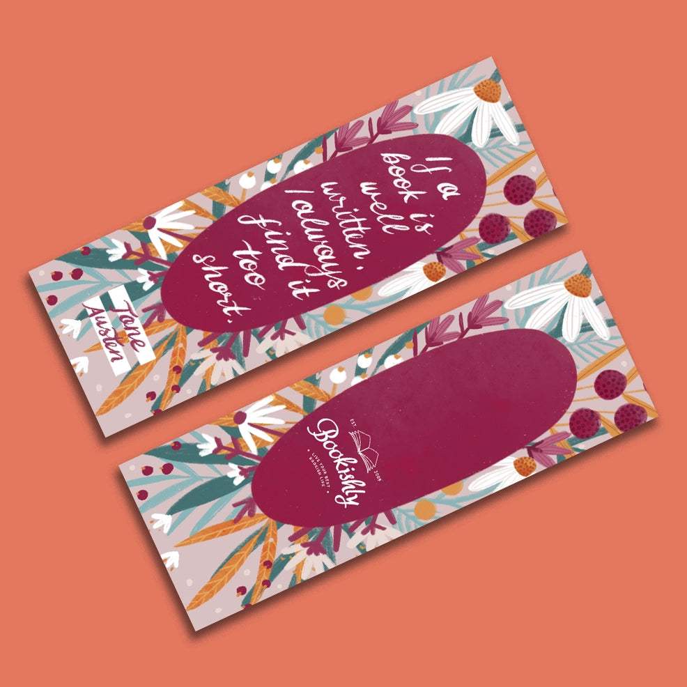 BK 121 - Sense and Sensibility "If a Book is Well Written" Bookmark