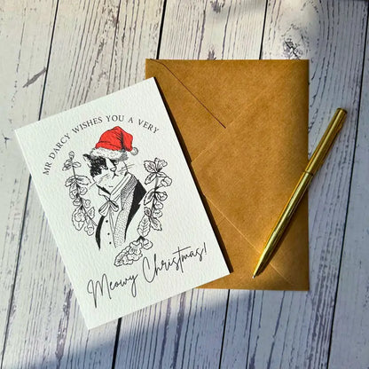 GS 106 - Mr Darcy Christmas Card
