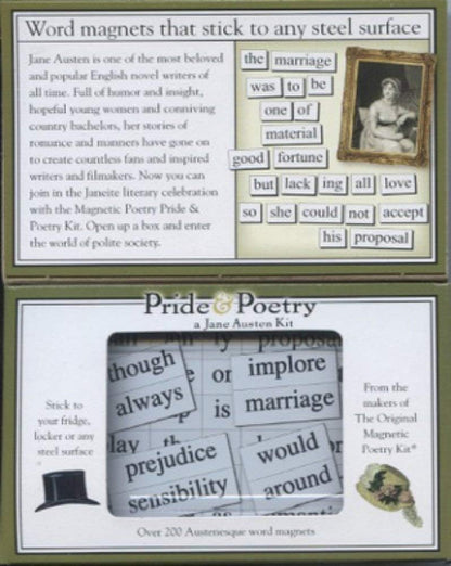 RC 101 - Pride & Poetry Magnetic Poetry Kit