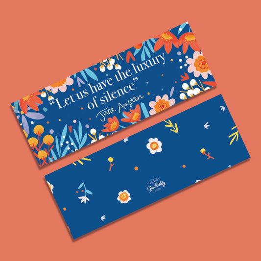 BK 115 -  Mansfield Park - "Luxury of Silence" Bookmark
