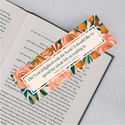 BK 112 - Jane Austen Quote Bookmark - Northanger Abbey