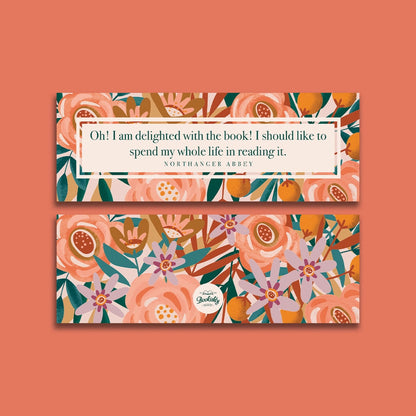 BK 112 - Jane Austen Quote Bookmark - Northanger Abbey