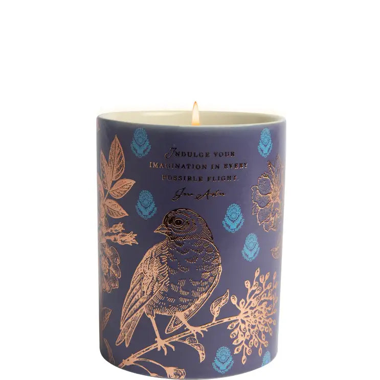 Jane Austen Candle - Soy & Coco Wax - Gardenia Blooms