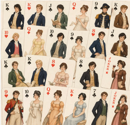 BW 105 - Austen Playing Cards - Regency Literary Book Lover Card