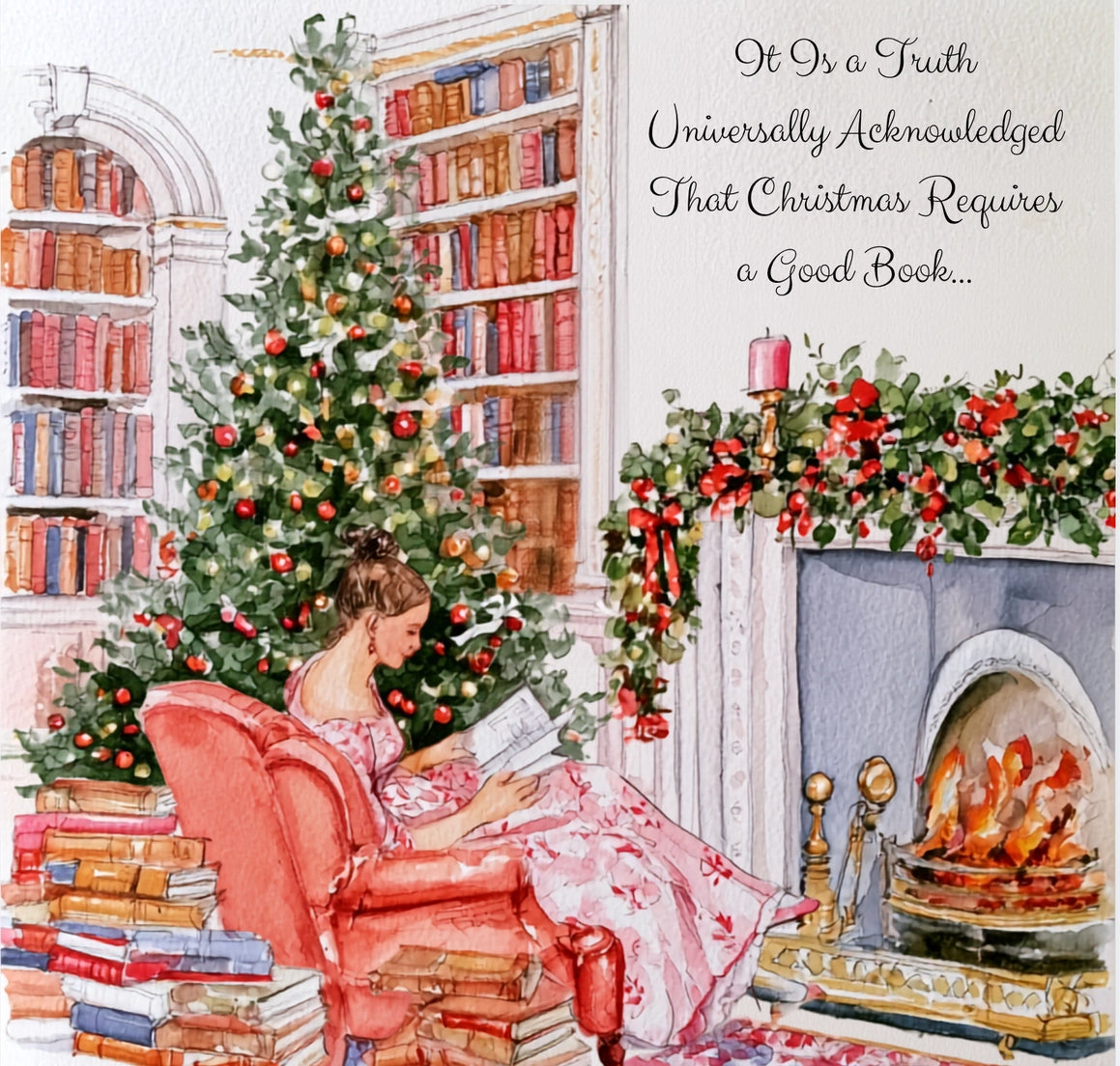 BW 104 - Austen Inspired Christmas Card