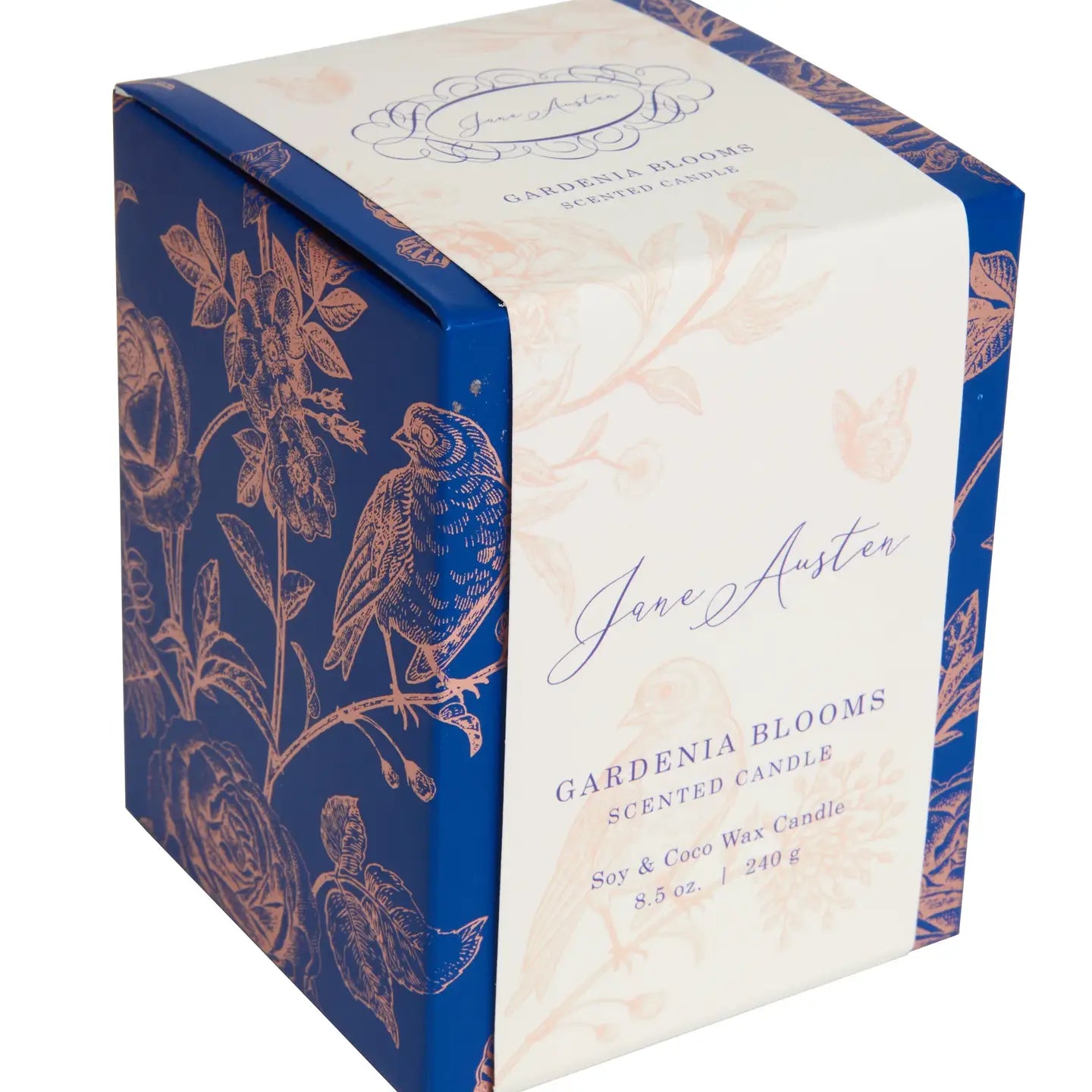Jane Austen Candle - Soy & Coco Wax - Gardenia Blooms