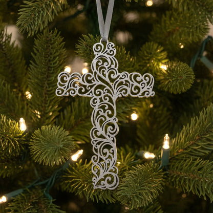 Cross Tree Ornament 