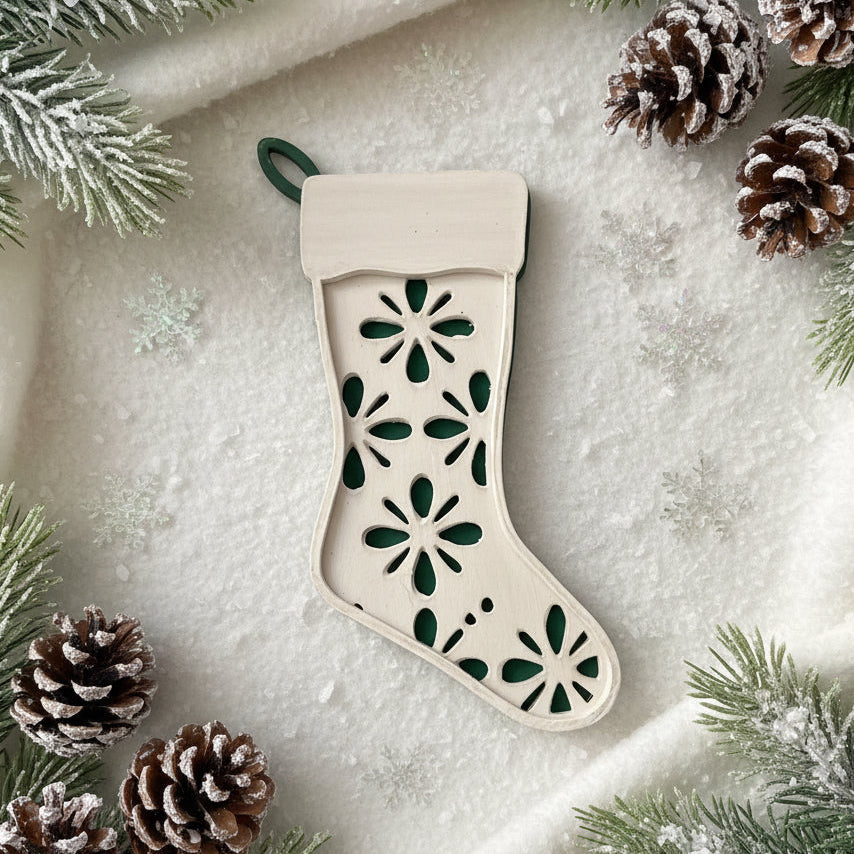 Farmhouse Stocking Ornament