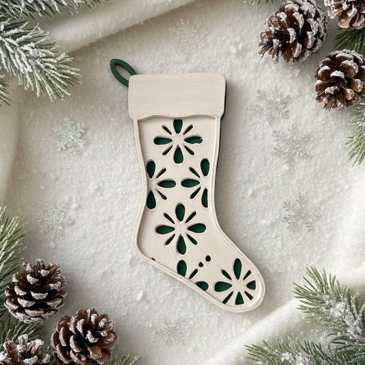 Farmhouse Stocking Ornament