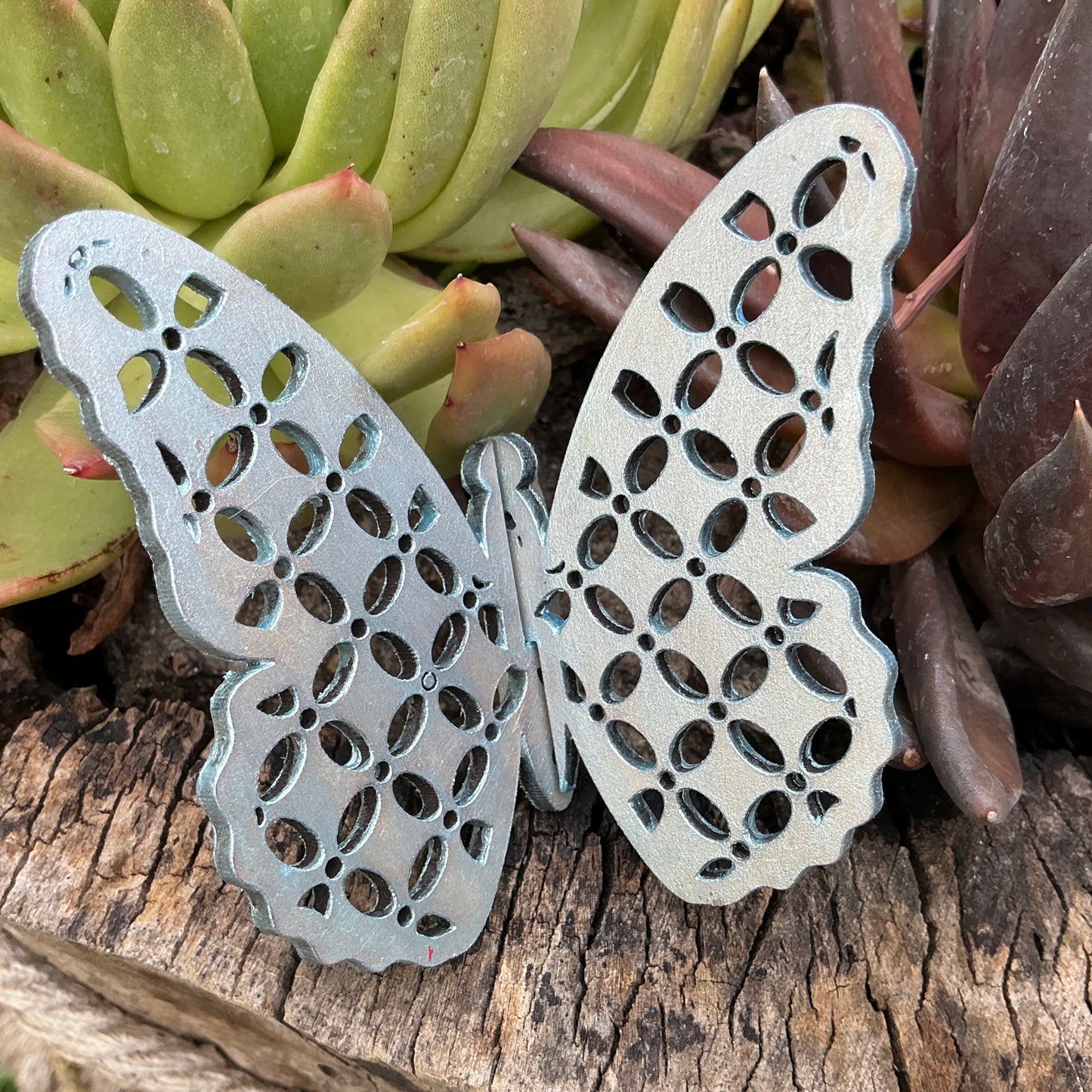 X Small Metallic Butterfly