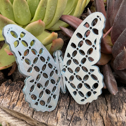 X Small Metallic Butterfly