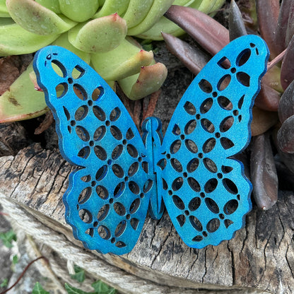 X Small Metallic Butterfly