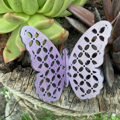 X Small Metallic Butterfly