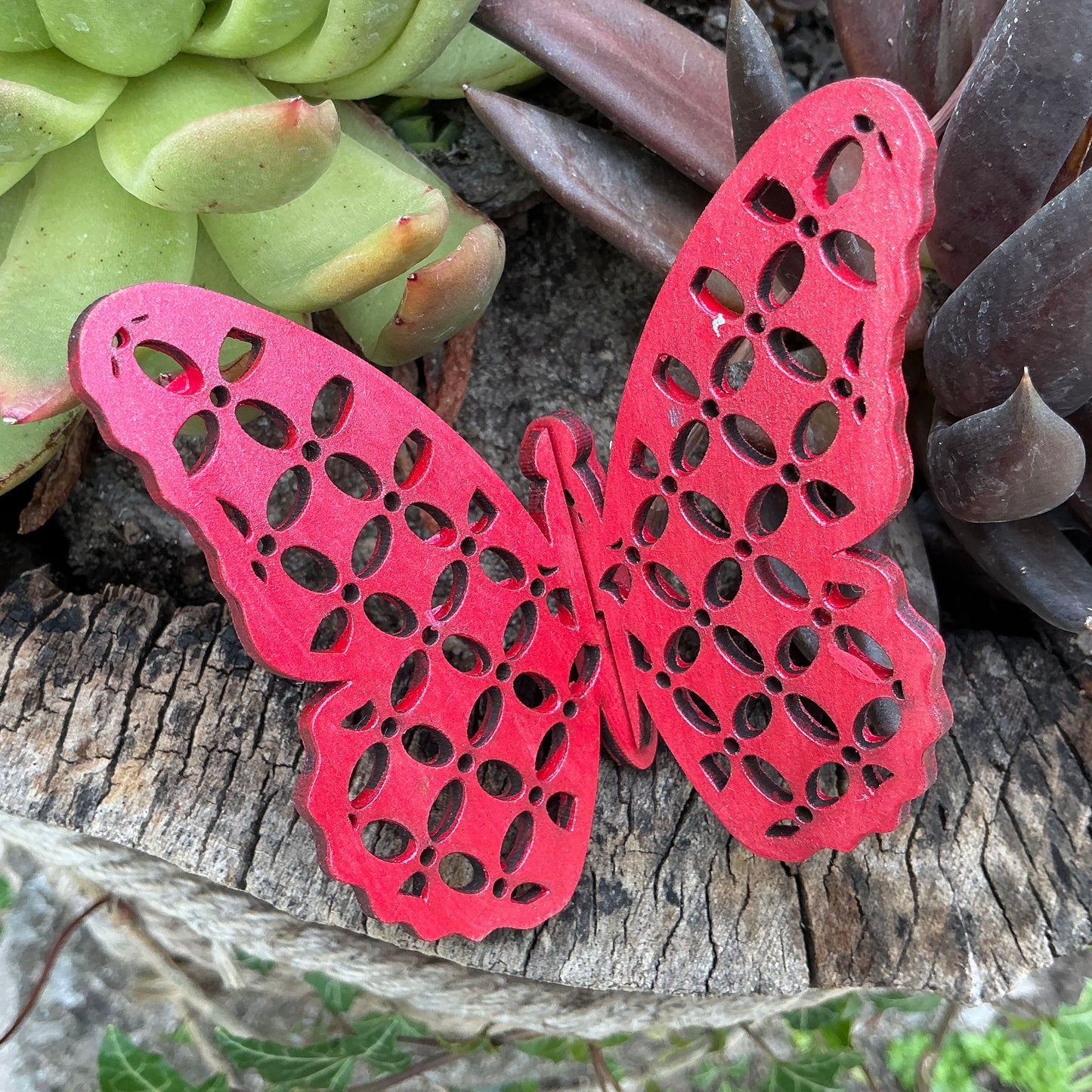 X Small Metallic Butterfly