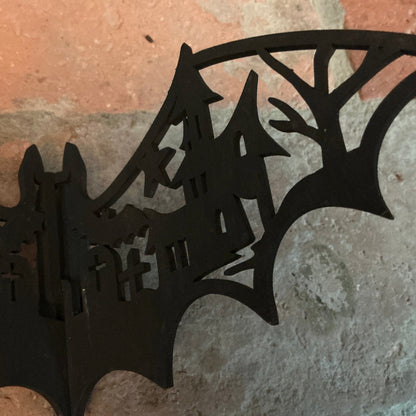 Haunted house bat