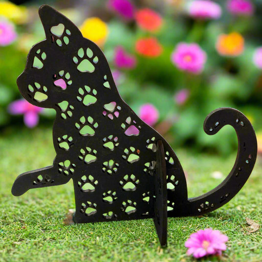 Longbourn Handcrafted LH 184 - 3D Pawprint Cat - Medium