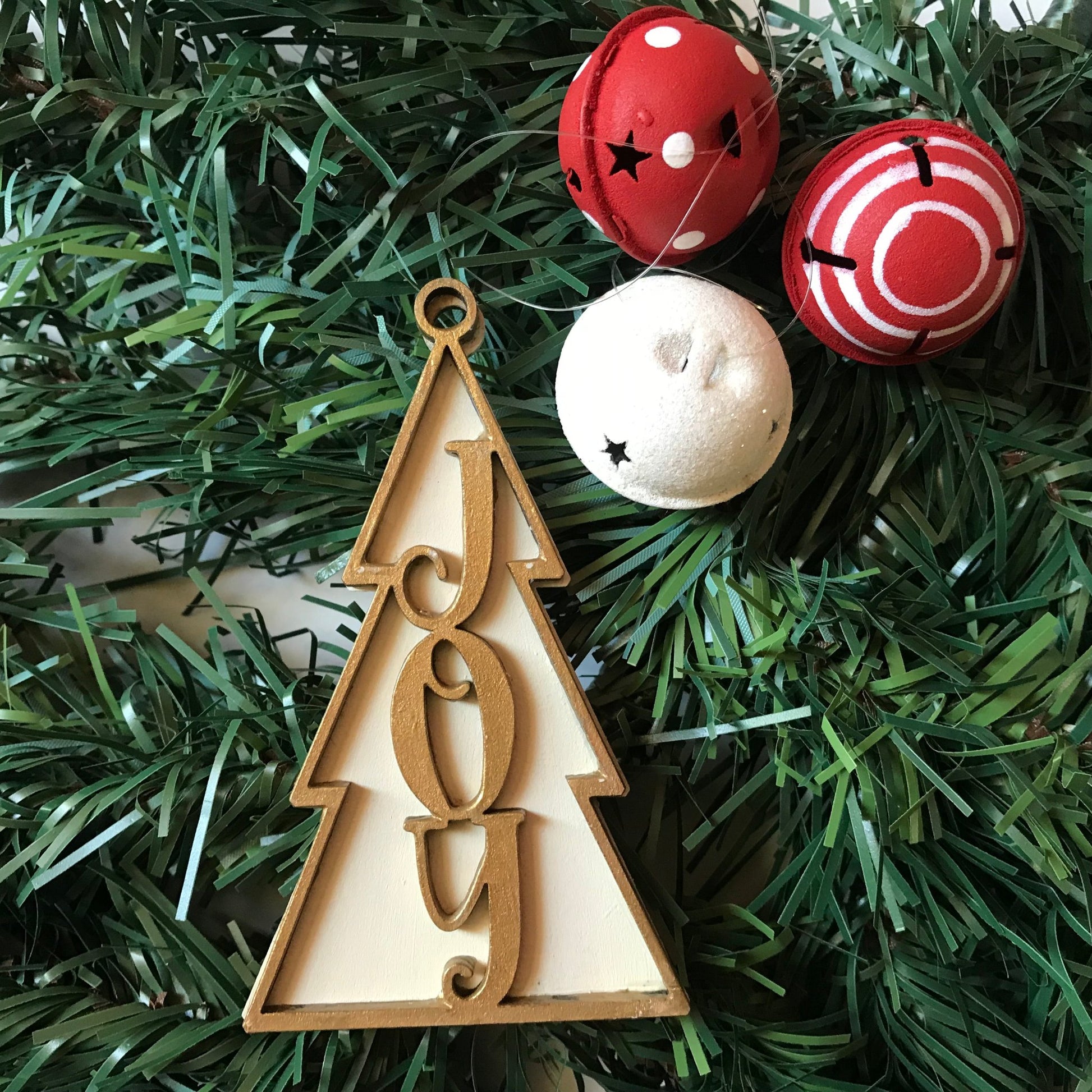 Joy  tree ornament Christmas decoration