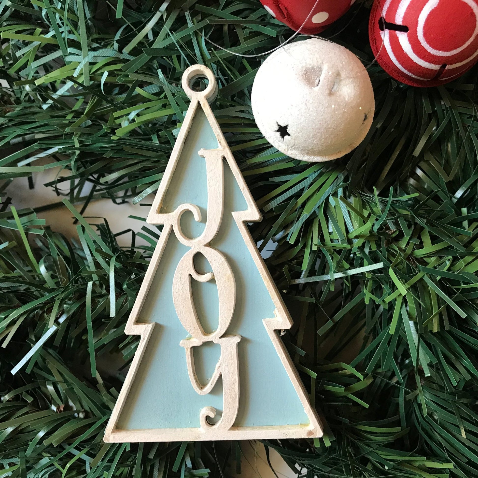  Joy tree ornament Christmas decoration