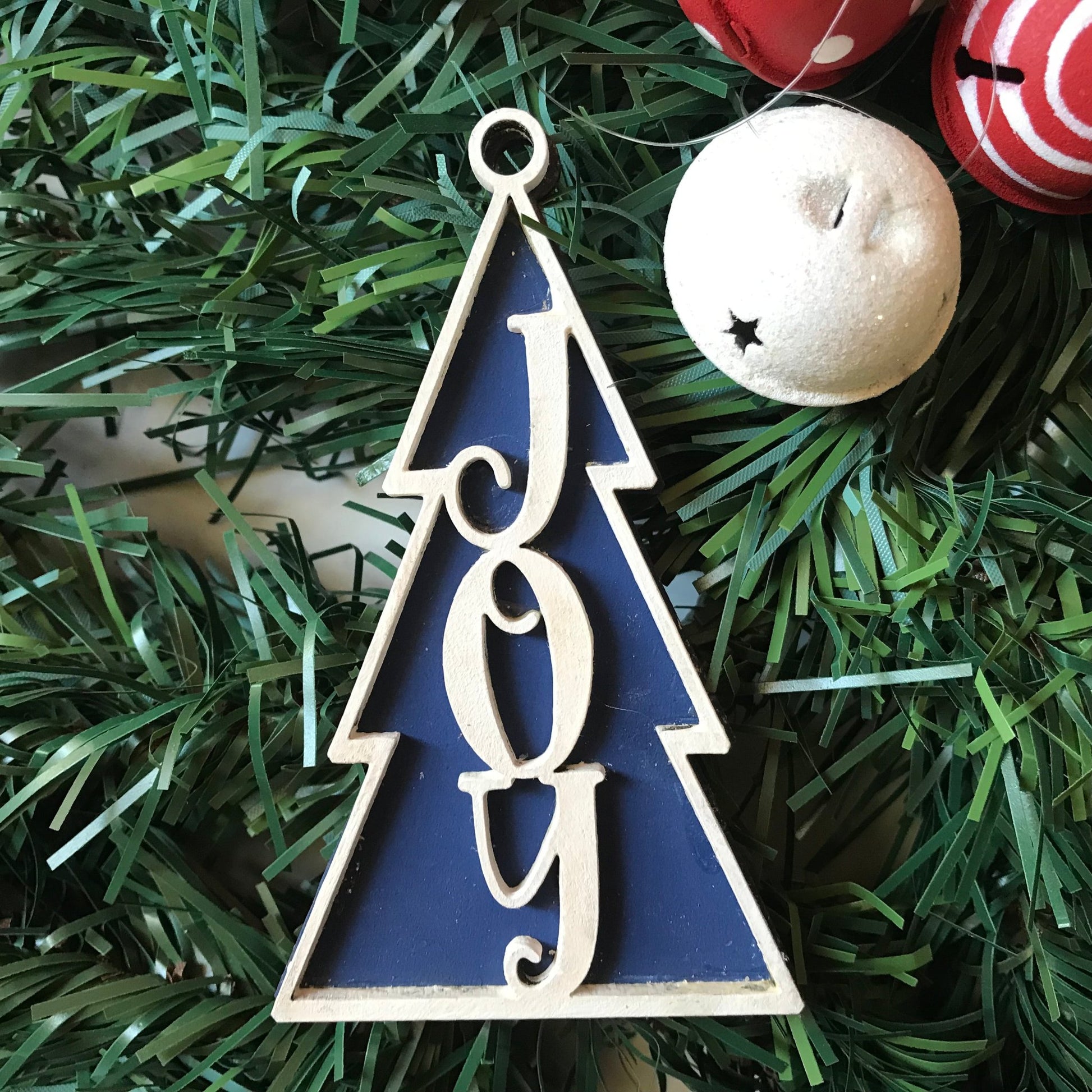 Joy tree ornament Christmas decoration