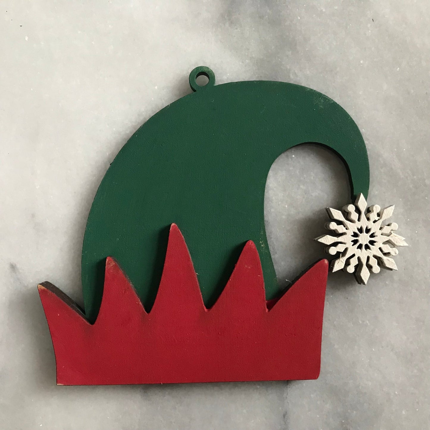 Longbourn Handcrafted Elf Hat Tree Ornaments Christmas Decoration