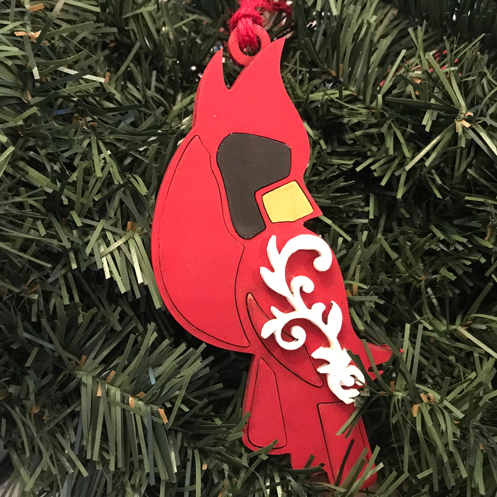 Flourish Cardinal Tree Ornament Christmas Decoration