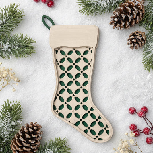 LH 253 - Farmhouse Stocking Ornament - C *NEW*