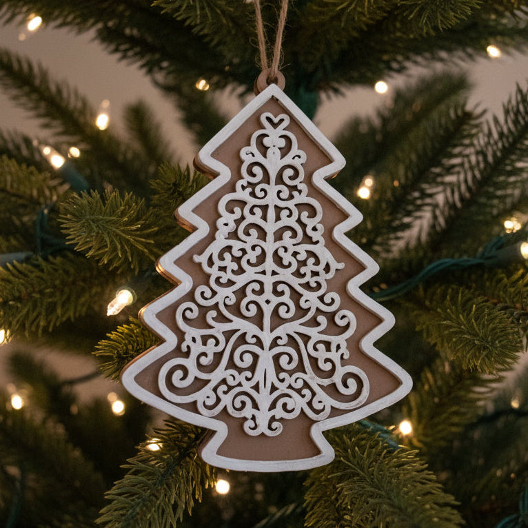 Gingerbread Christmas Tree Ornament
