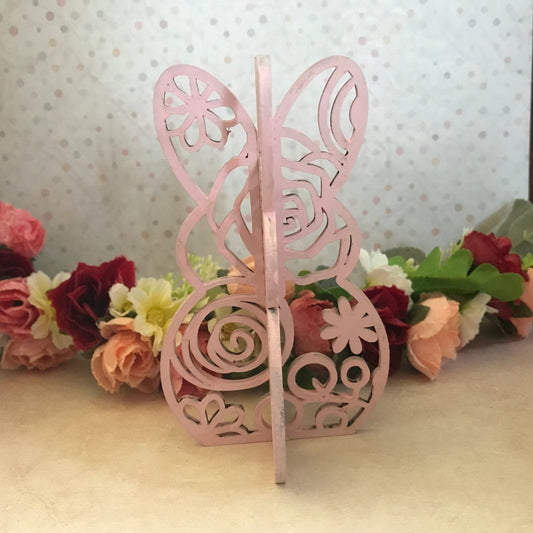 Longbourn Handcrafted - 3d Easter Bunny - Roses