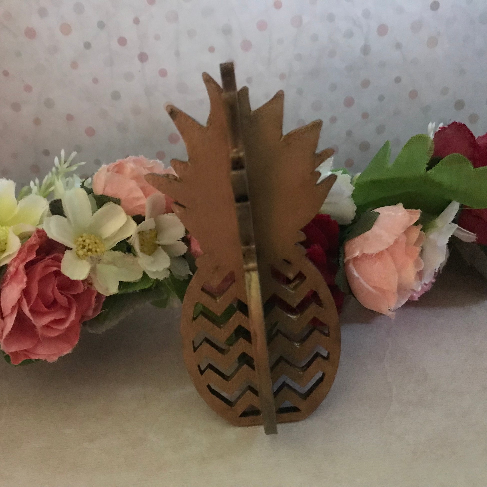  3d pineapple chevron