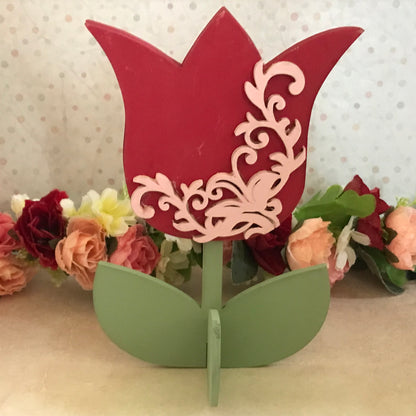 3d  Flourish Tulips (Medium)