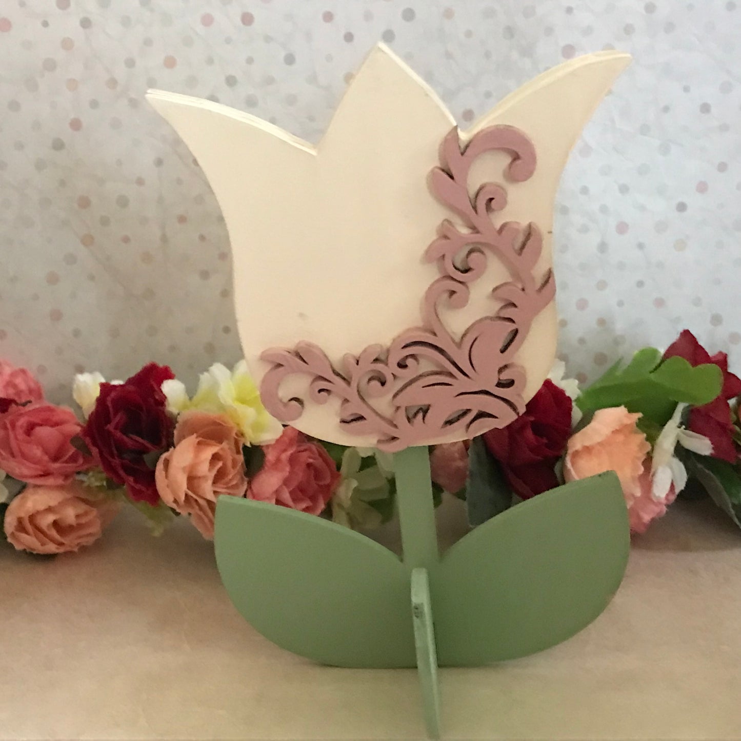 3d  Flourish Tulips (Medium)