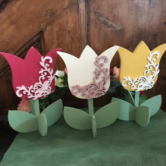 3d  Flourish Tulips (Medium)