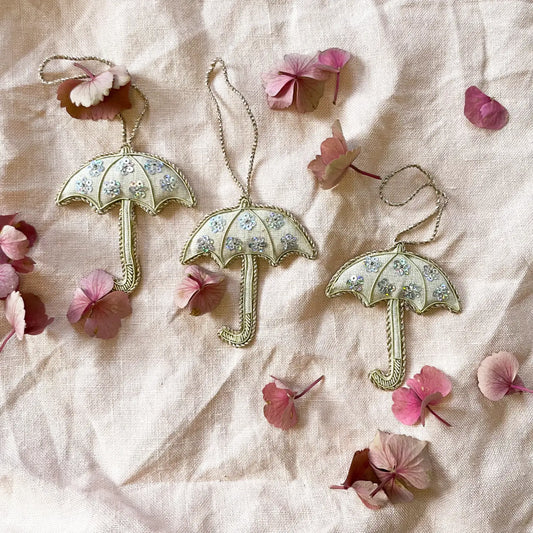 Irish Linen Ornament - Parasol