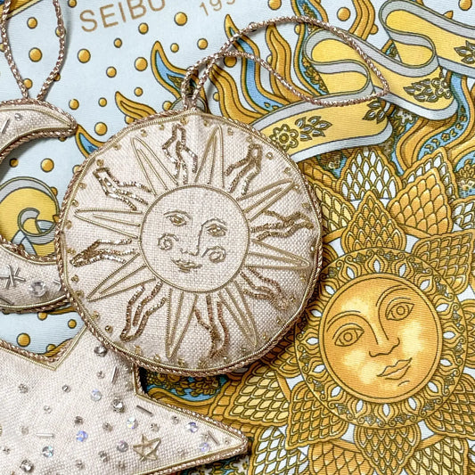 Irish Linen Ornament - Sun