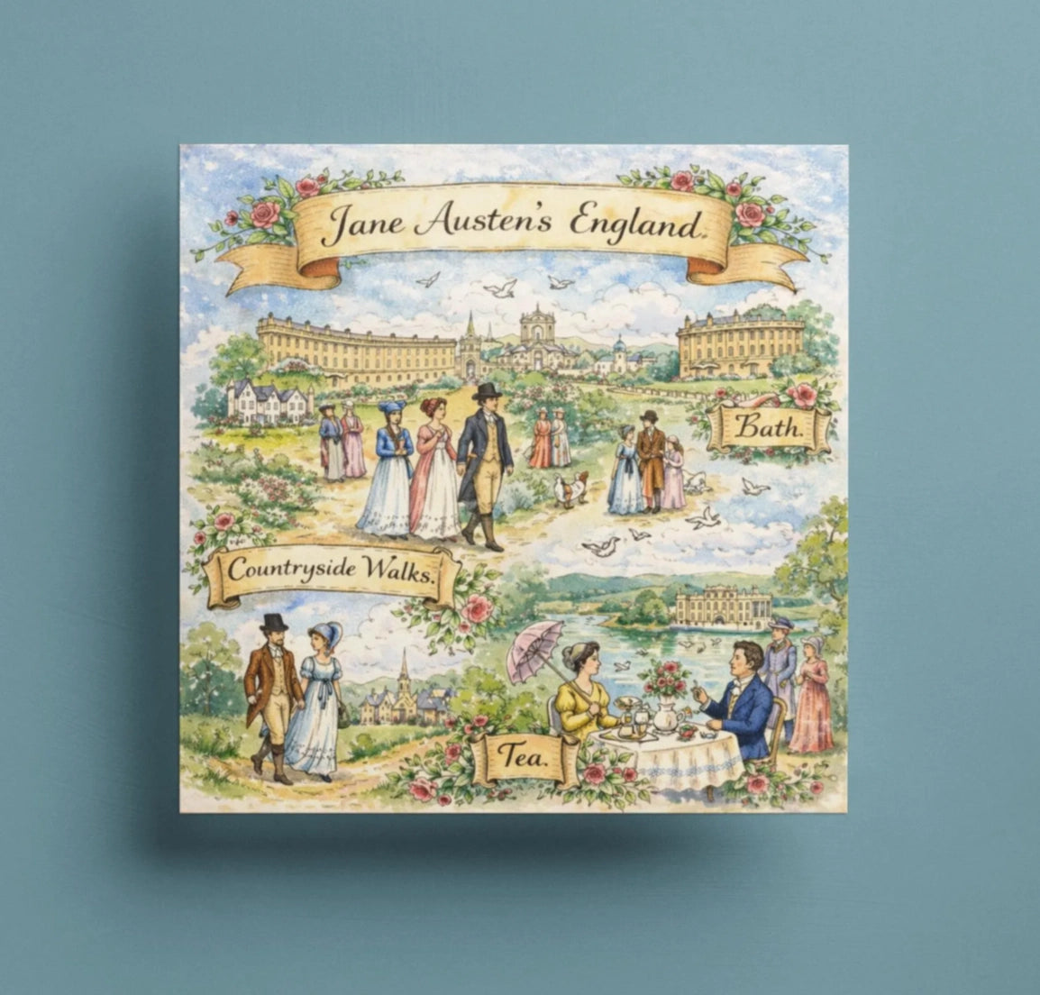 BW 109 - Jane Austen's England Card